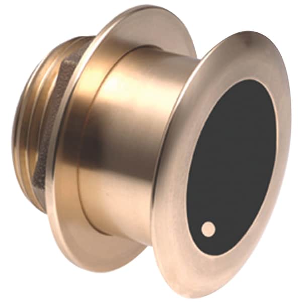 Garmin 0101193722 B175H Bronze 20 Degree Tilted Element Thru-Hull CHIRP Transdcuer w/Depth & Temperature